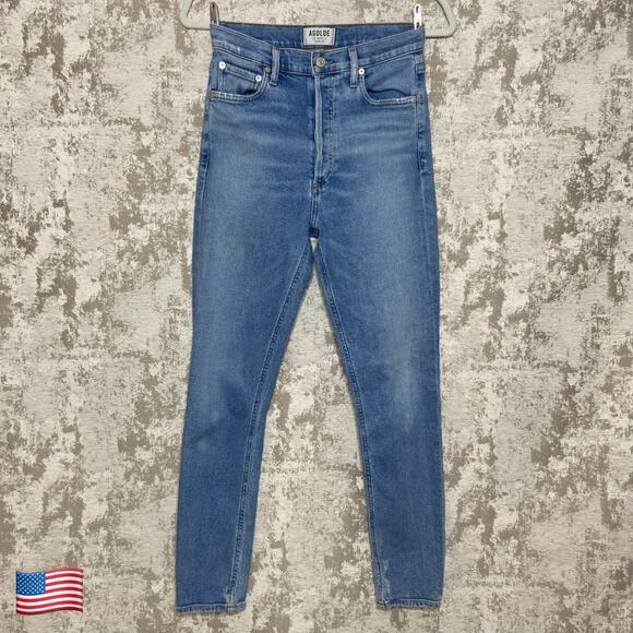 AGOLDE Nico High Rise Slim Fit Jeans in Embark - Picture 1 of 5